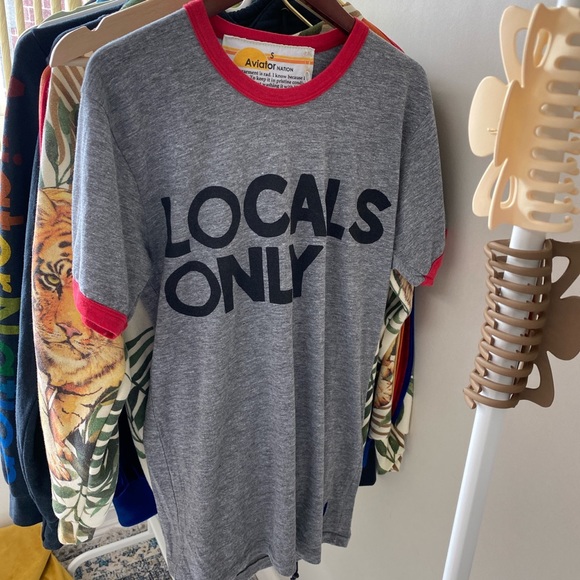 Aviator Nation Tops - AVIATOR NATION locals only ringer tee !